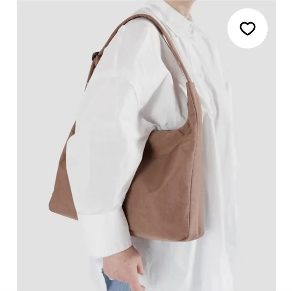 Baggu Nylon Shoulder Bag In Cocoa - Picture 2 of 7